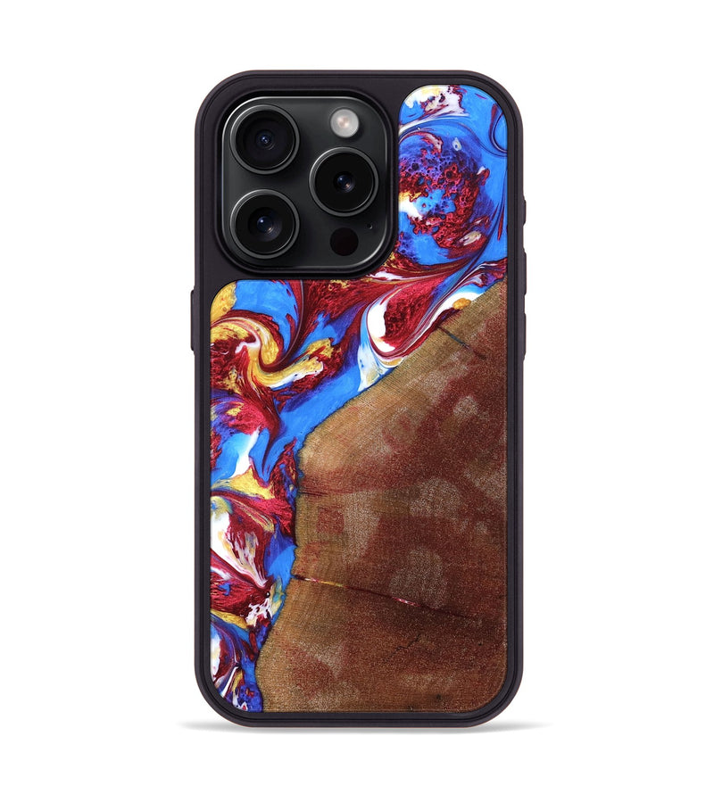 iPhone 15 Pro Wood Phone Case - Brodie (Merica, 820830)