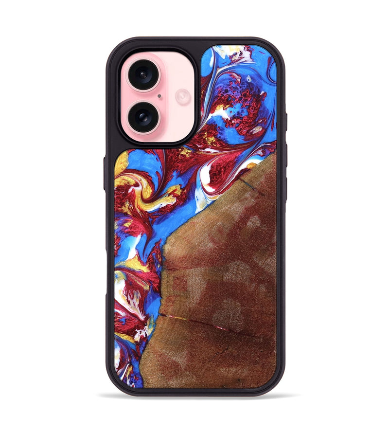 iPhone 16 Wood Phone Case - Brodie (Merica, 820830)