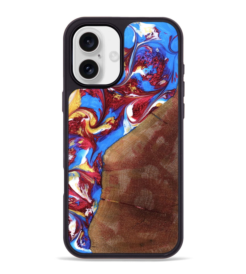 iPhone 16 Plus Wood Phone Case - Brodie (Merica, 820830)