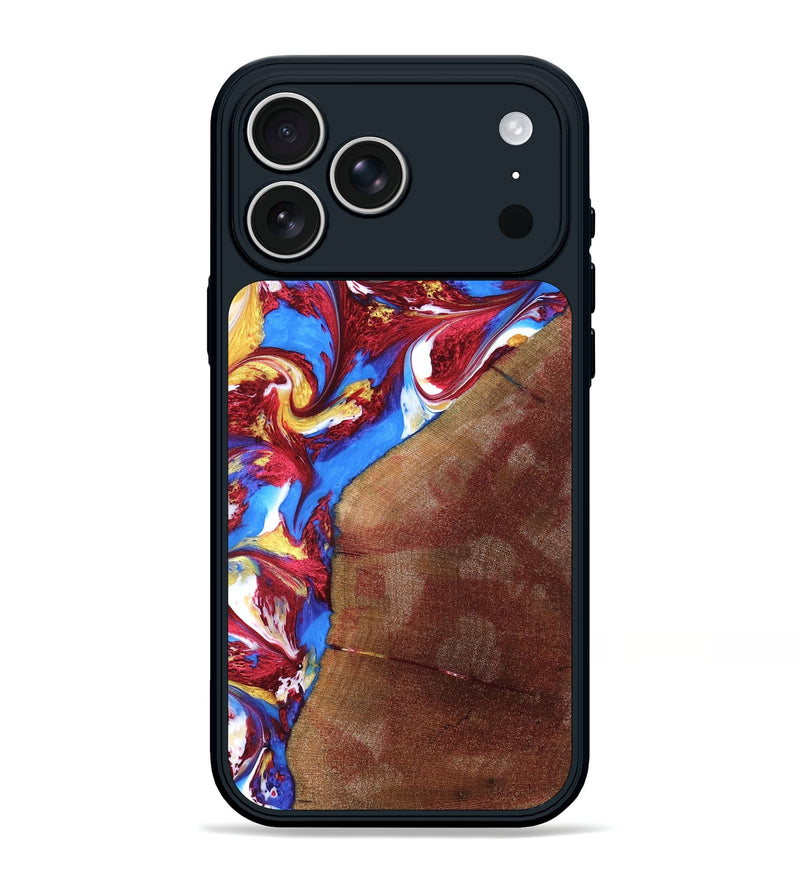 iPhone 17 Pro Max Wood Phone Case - Brodie (Merica, 820830)