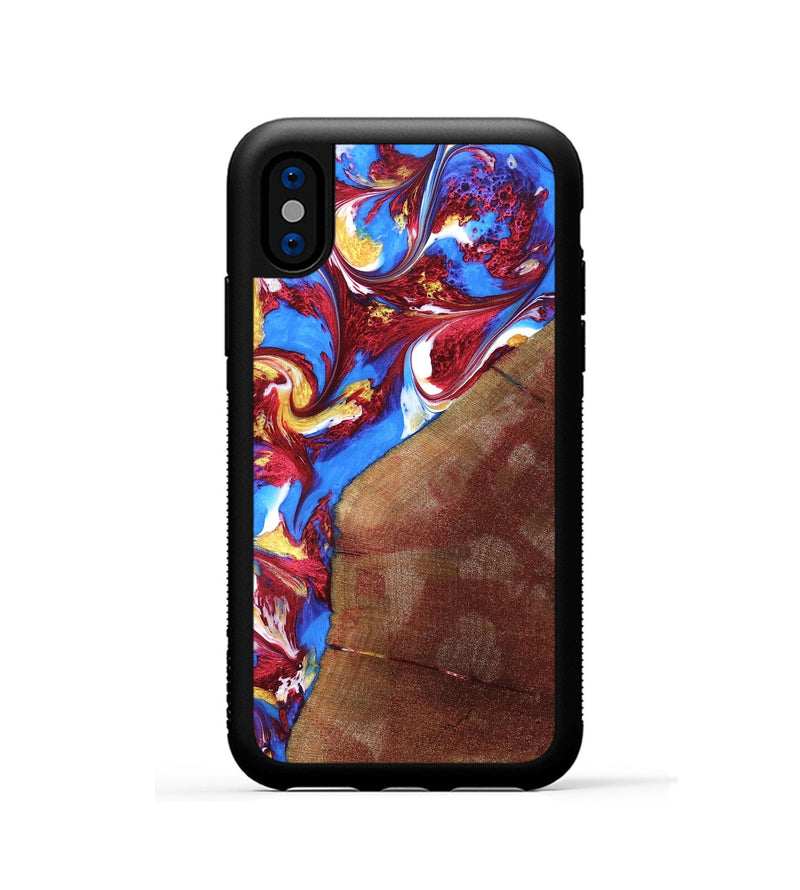 iPhone Xs Wood Phone Case - Brodie (Merica, 820830)