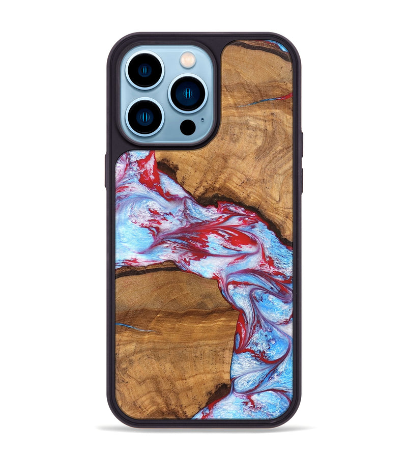 iPhone 14 Pro Max Wood Phone Case - Maisie (Merica, 820833)