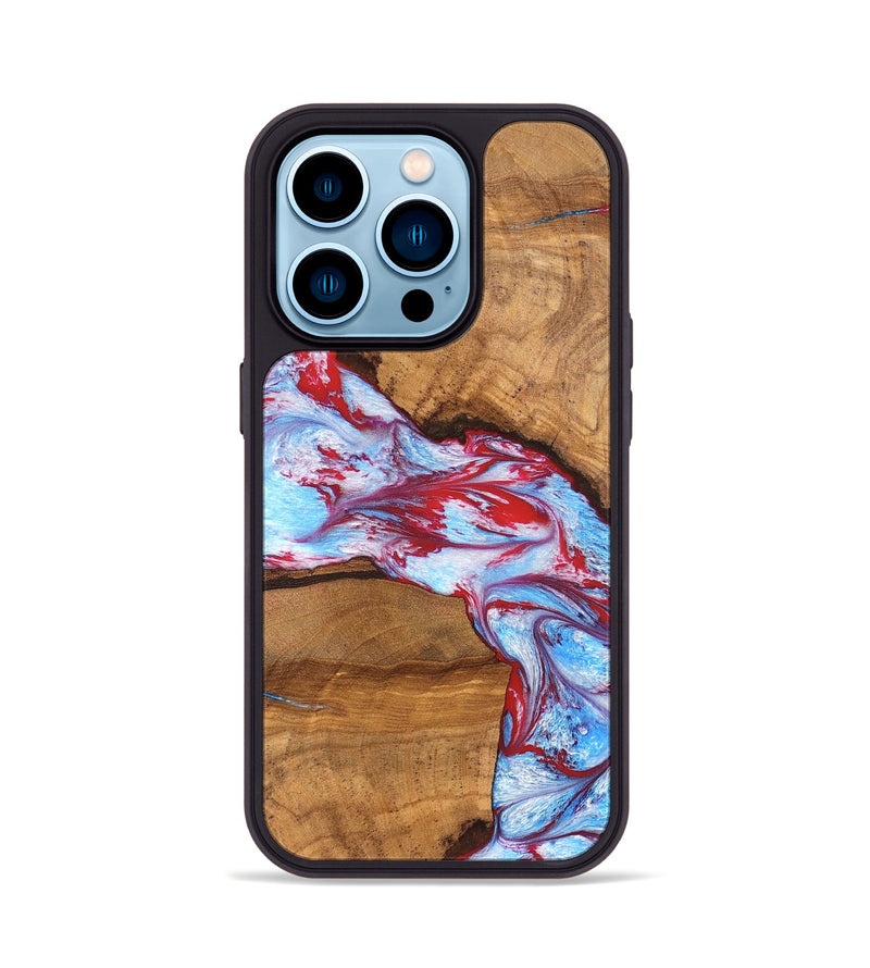 iPhone 14 Pro Wood Phone Case - Maisie (Merica, 820833)