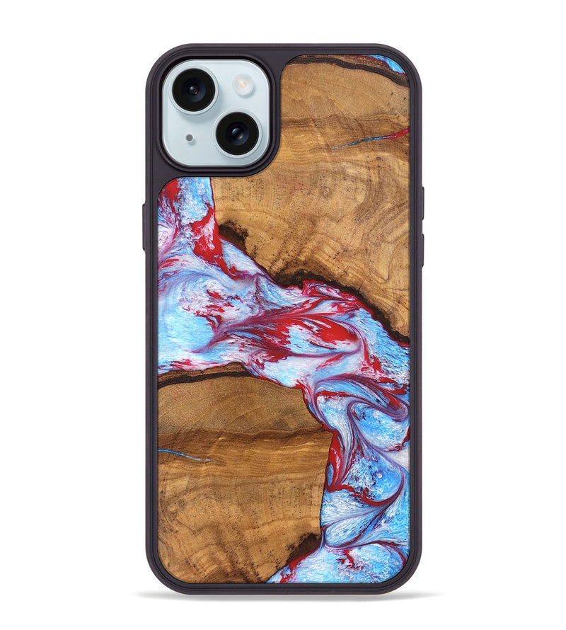 iPhone 15 Plus Wood Phone Case - Maisie (Merica, 820833)