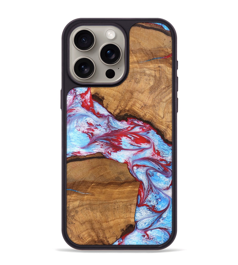iPhone 15 Pro Max Wood Phone Case - Maisie (Merica, 820833)