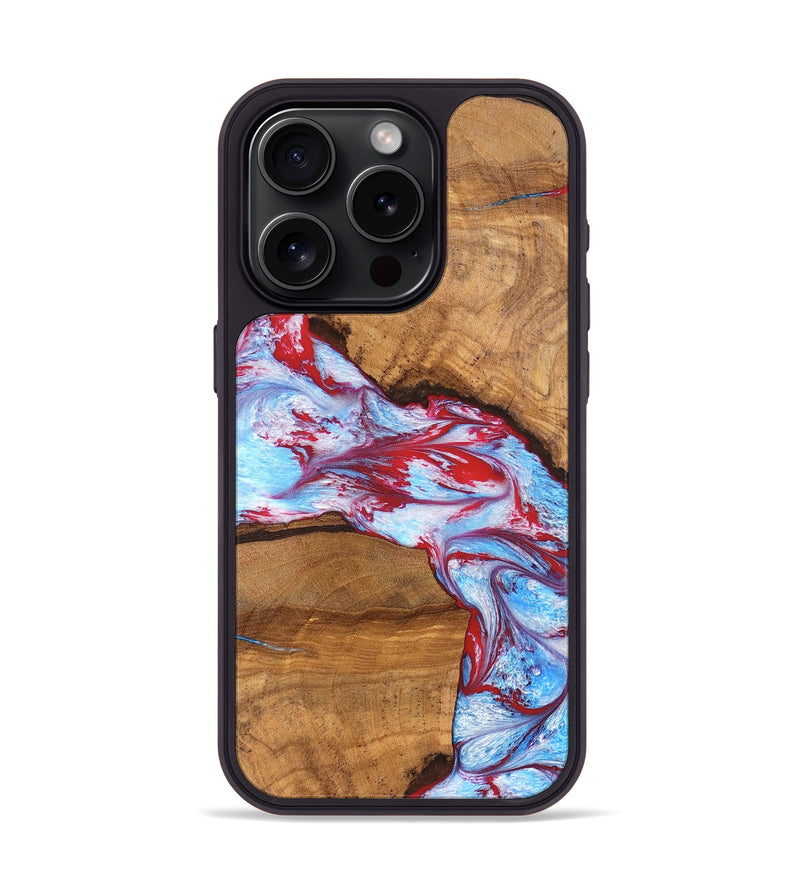 iPhone 15 Pro Wood Phone Case - Maisie (Merica, 820833)