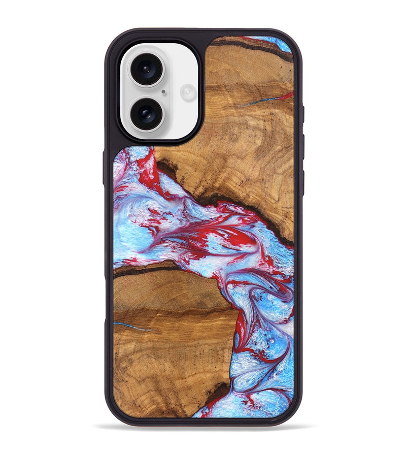 iPhone 16 Plus Wood Phone Case - Maisie (Merica, 820833)