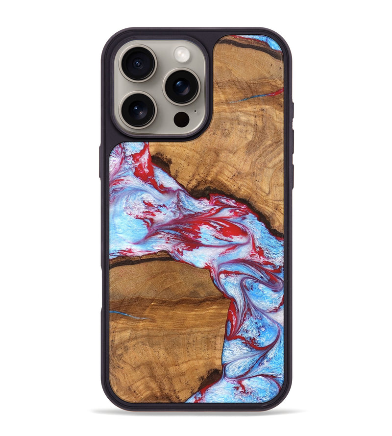iPhone 16 Pro Max Wood Phone Case - Maisie (Merica, 820833)
