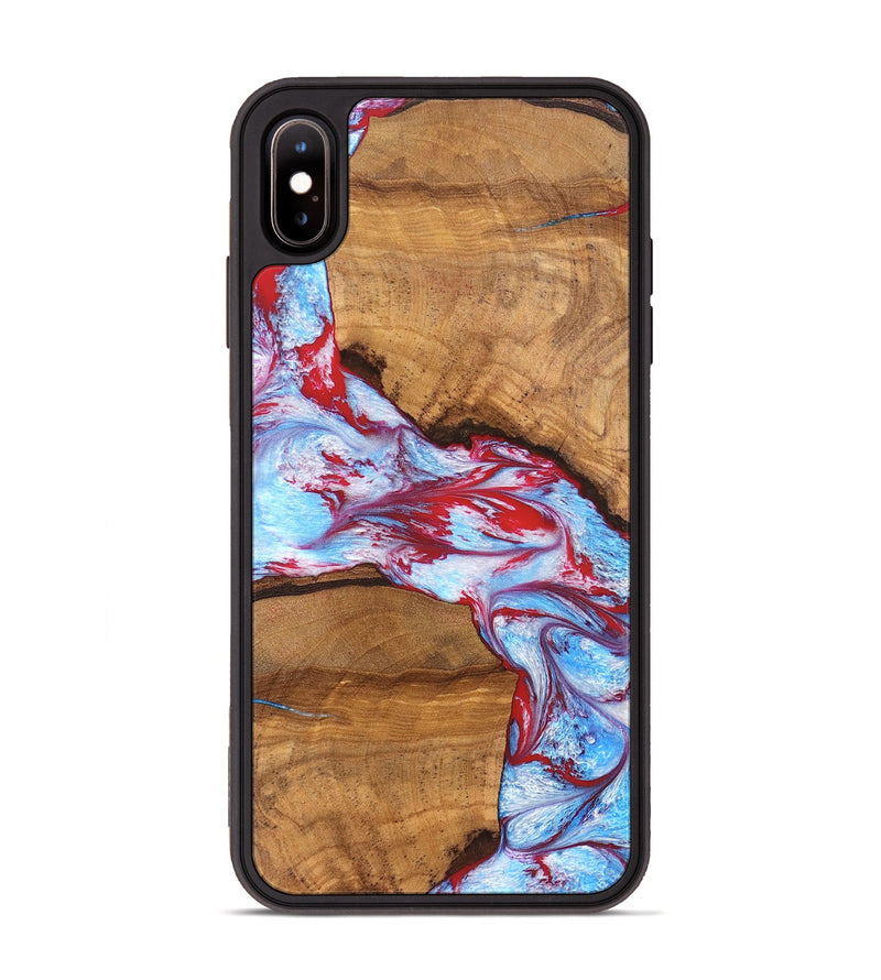 iPhone Xs Max Wood Phone Case - Maisie (Merica, 820833)