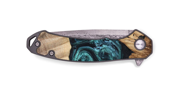EDC Wood Pocket Knife - Melina (Green, 820845)