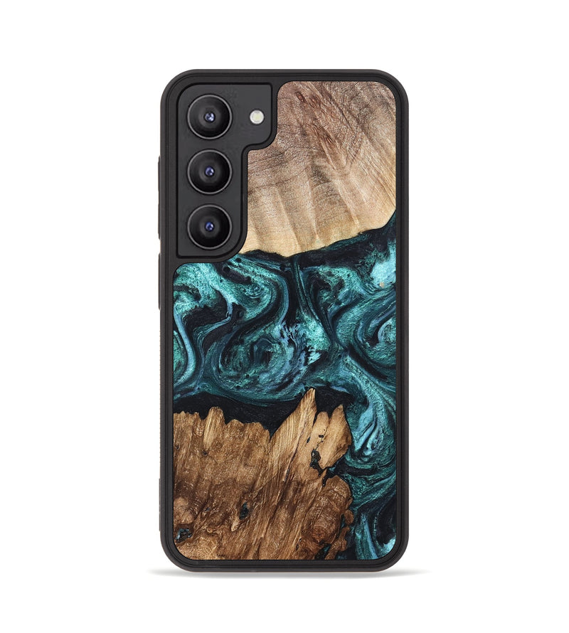 Galaxy S23 Wood Phone Case - Melina (Green, 820845)