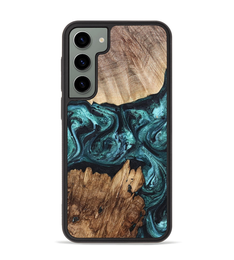 Galaxy S23 Plus Wood Phone Case - Melina (Green, 820845)