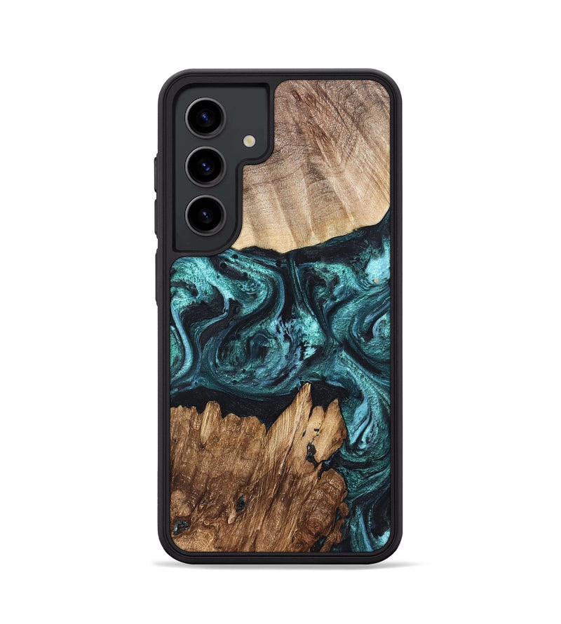 Galaxy S24 Wood Phone Case - Melina (Green, 820845)