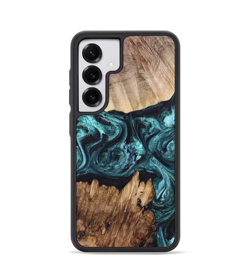 Galaxy S25 Wood Phone Case - Melina (Green, 820845)