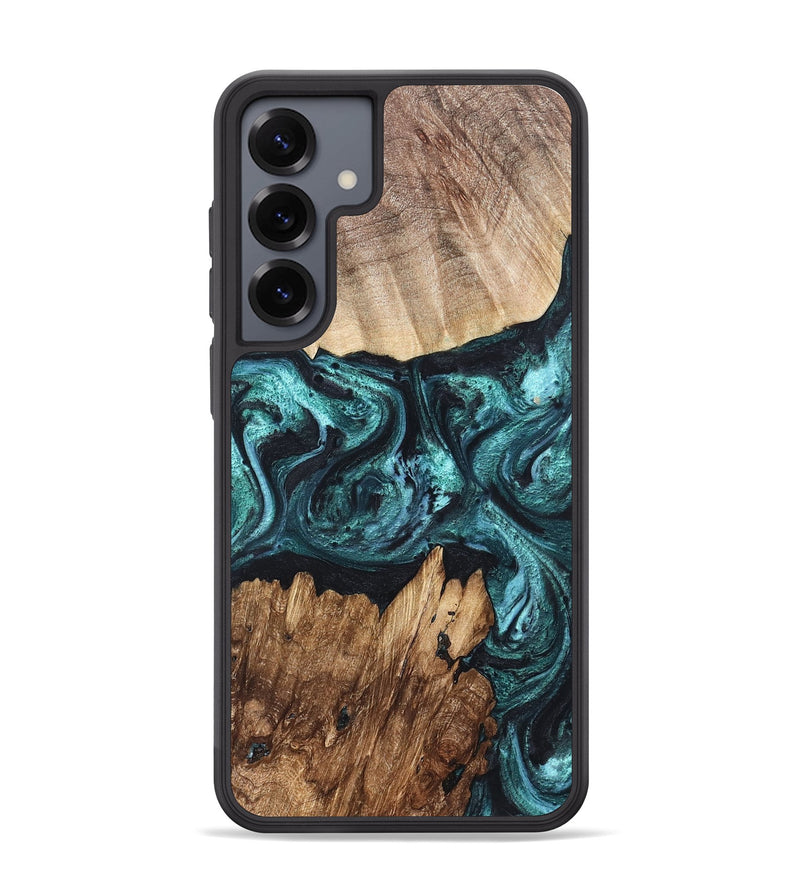 Galaxy S25 Plus Wood Phone Case - Melina (Green, 820845)