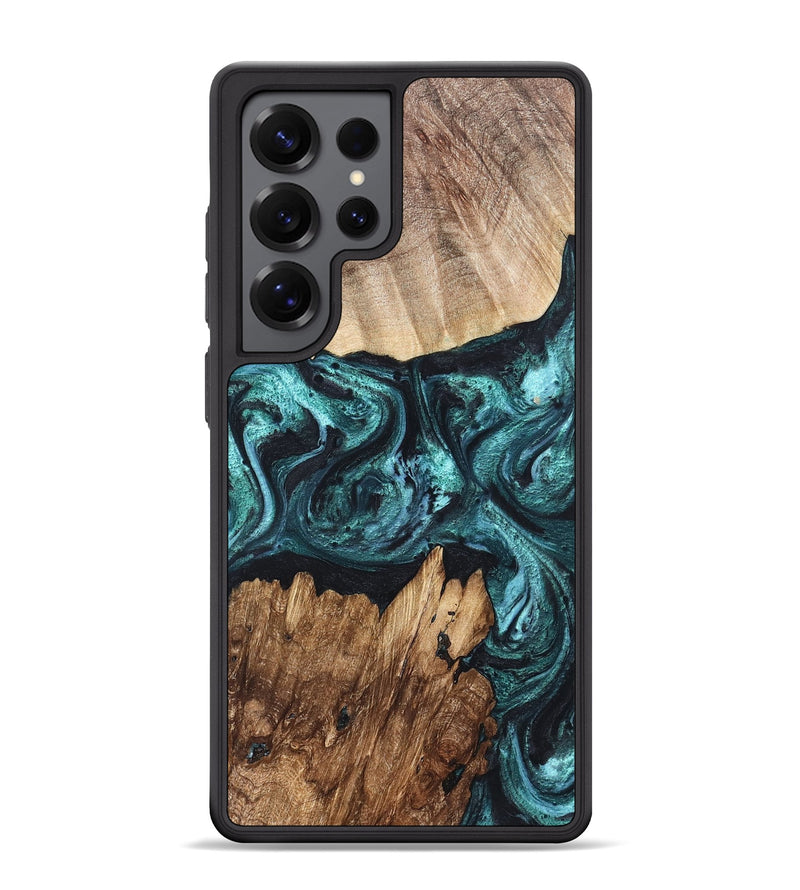 Galaxy S25 Ultra Wood Phone Case - Melina (Green, 820845)