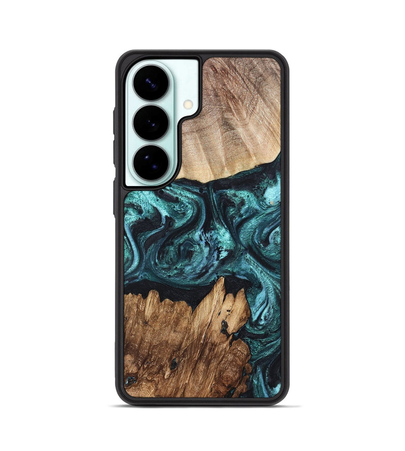 Galaxy S26 Wood Phone Case - Melina (Green, 820845)