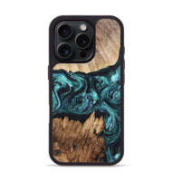 iPhone 16 Pro Wood Phone Case - Melina (Green, 820845)