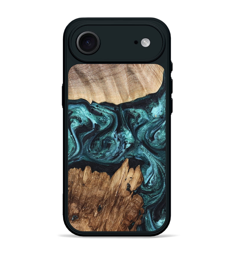 iPhone 17 Air Wood Phone Case - Melina (Green, 820845)