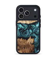 iPhone 17 Pro Wood Phone Case - Melina (Green, 820845)