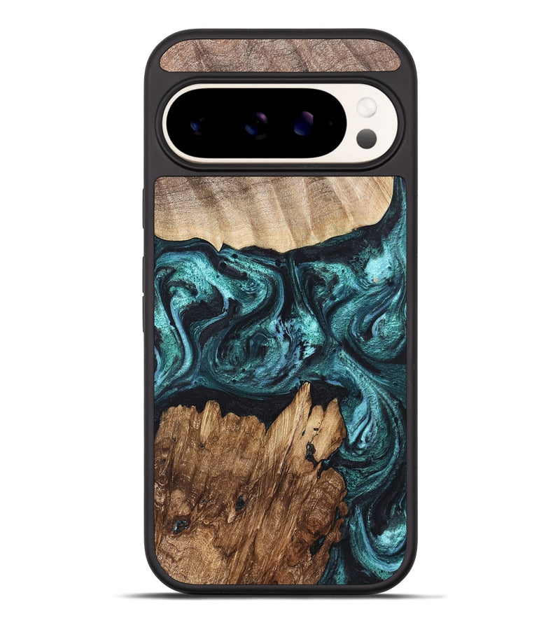 Pixel 9 Pro XL Wood Phone Case - Melina (Green, 820845)
