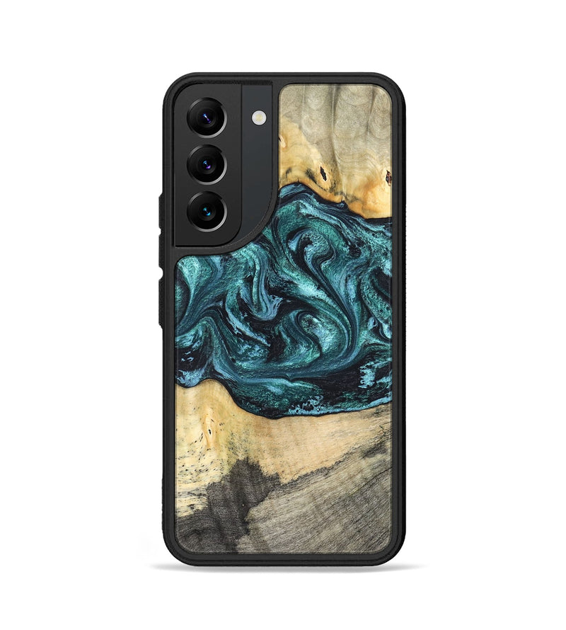 Galaxy S22 Wood Phone Case - Telly (Green, 820846)