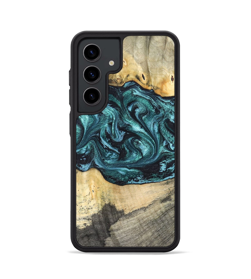 Galaxy S24 Wood Phone Case - Telly (Green, 820846)