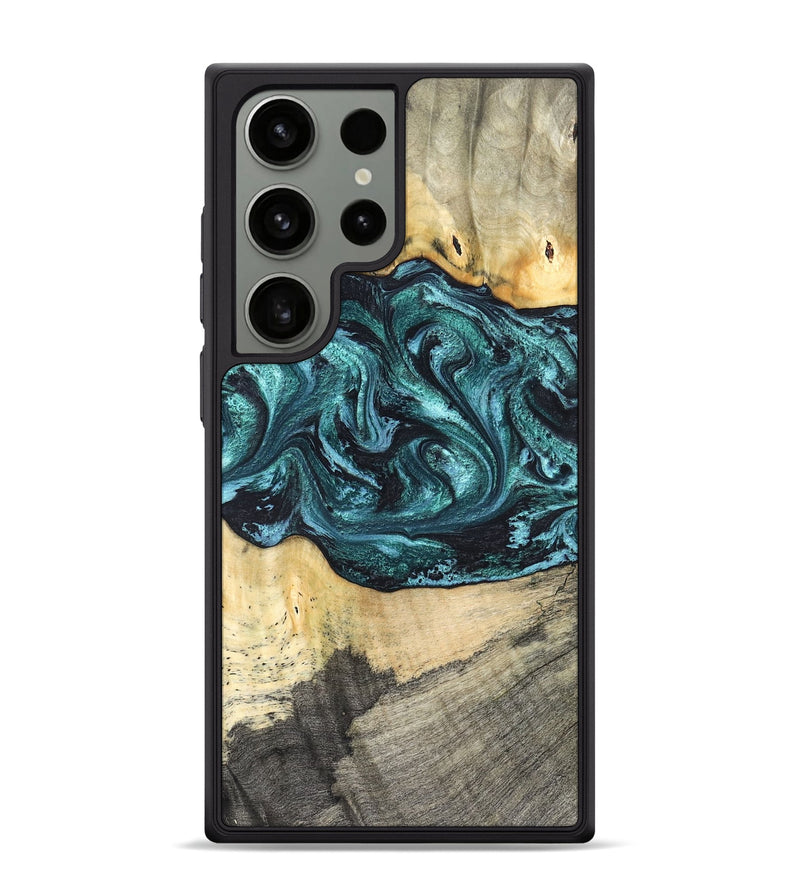Galaxy S24 Ultra Wood Phone Case - Telly (Green, 820846)