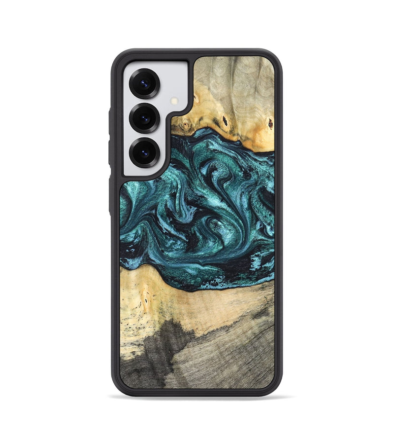 Galaxy S25 Wood Phone Case - Telly (Green, 820846)