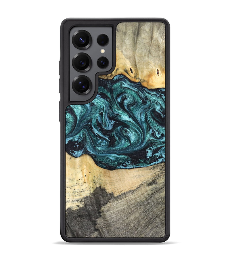 Galaxy S25 Ultra Wood Phone Case - Telly (Green, 820846)
