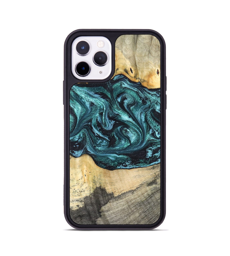 iPhone 11 Pro Wood Phone Case - Telly (Green, 820846)
