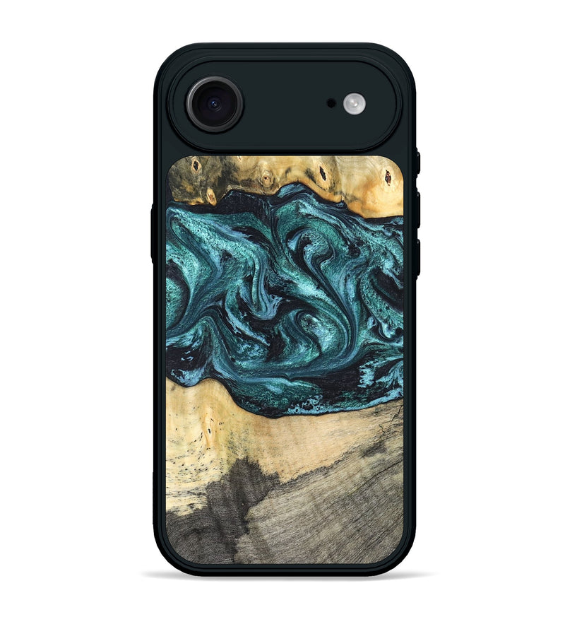 iPhone 17 Air Wood Phone Case - Telly (Green, 820846)