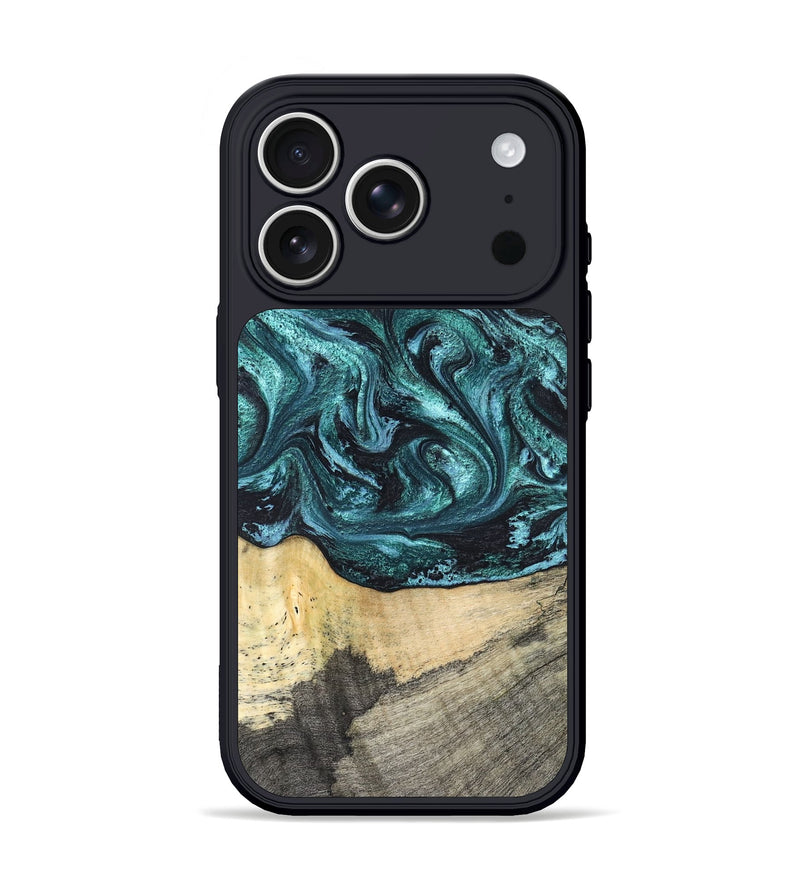 iPhone 17 Pro Wood Phone Case - Telly (Green, 820846)