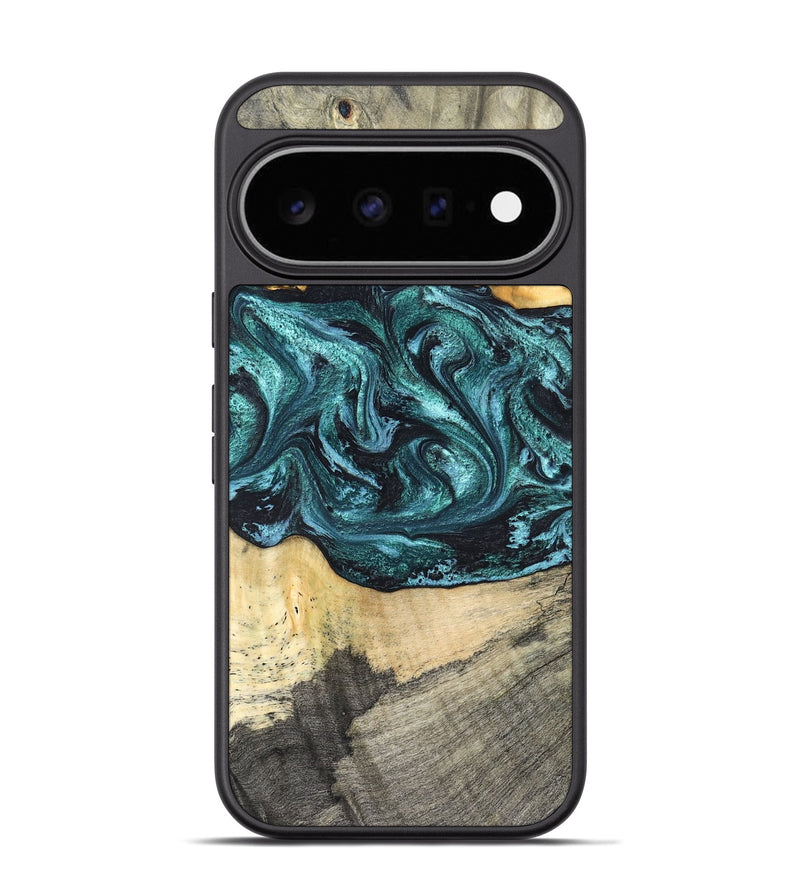 Pixel 11 Pro Wood Phone Case - Telly (Green, 820846)