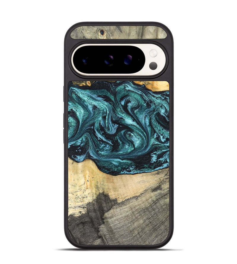 Pixel 9 Pro Wood Phone Case - Telly (Green, 820846)