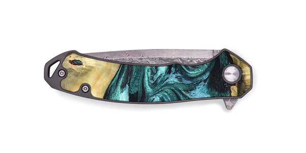 EDC Wood Pocket Knife - Carmen (Green, 820848)