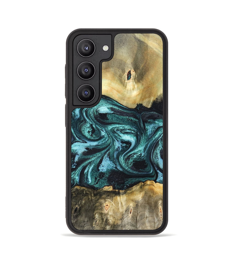 Galaxy S23 Wood Phone Case - Carmen (Green, 820848)