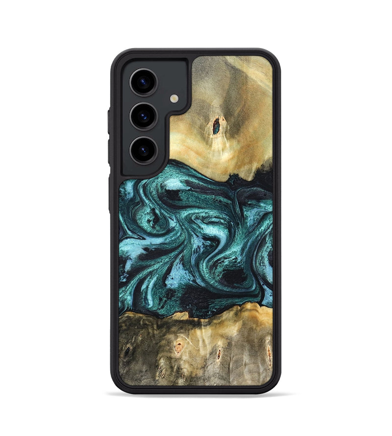 Galaxy S24 Wood Phone Case - Carmen (Green, 820848)