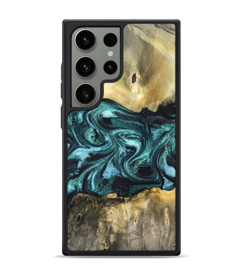 Galaxy S24 Ultra Wood Phone Case - Carmen (Green, 820848)