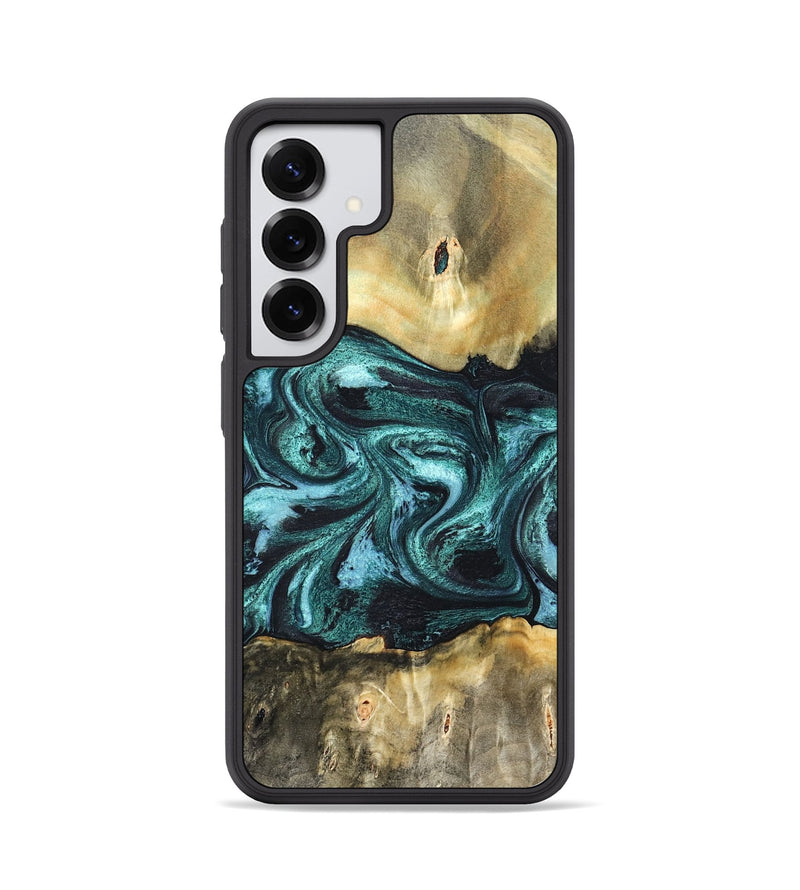 Galaxy S25 Wood Phone Case - Carmen (Green, 820848)