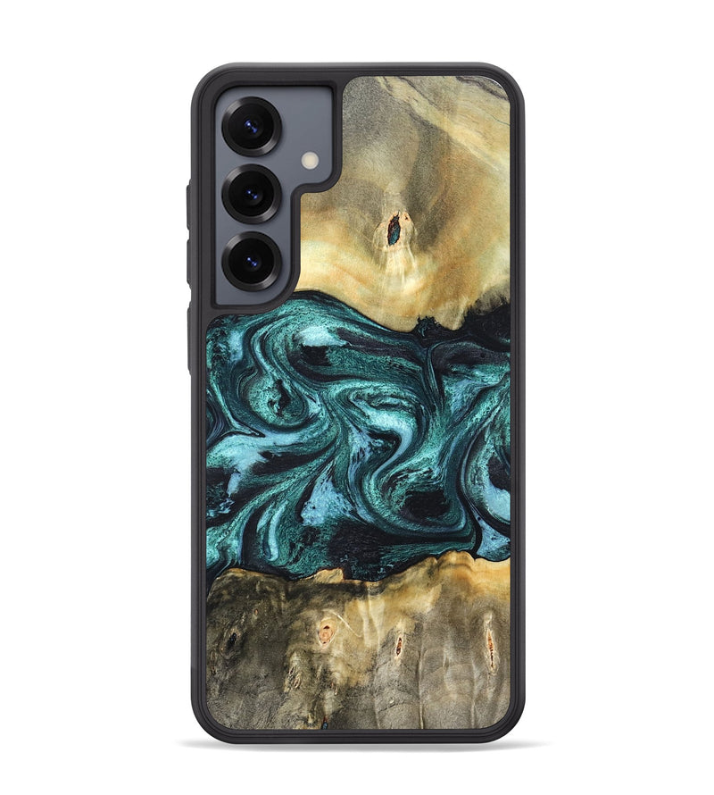 Galaxy S25 Plus Wood Phone Case - Carmen (Green, 820848)