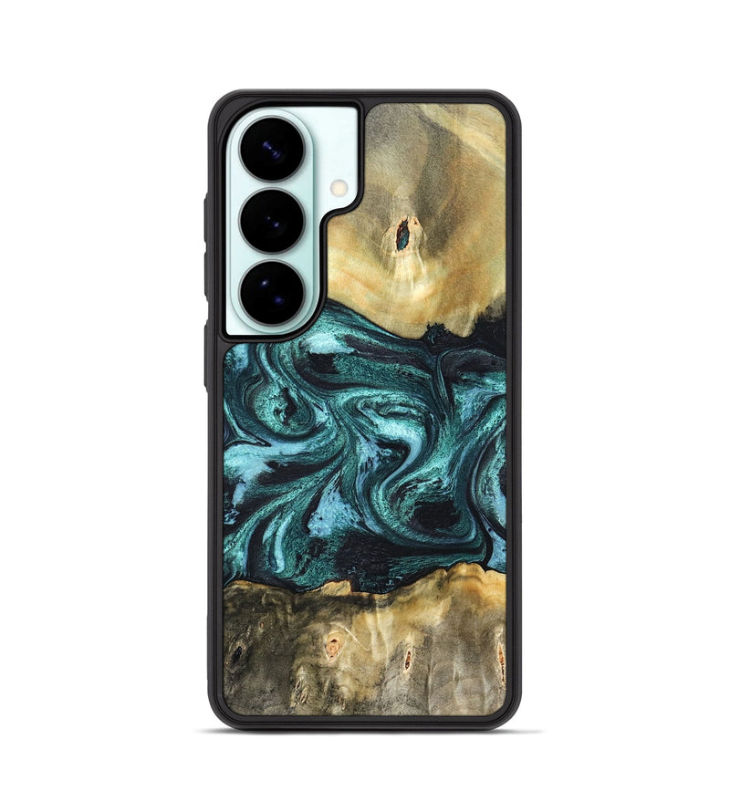 Galaxy S26 Wood Phone Case - Carmen (Green, 820848)