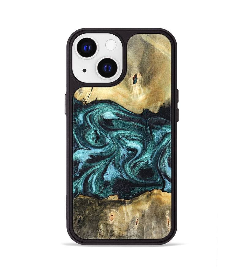 iPhone 13 Wood Phone Case - Carmen (Green, 820848)