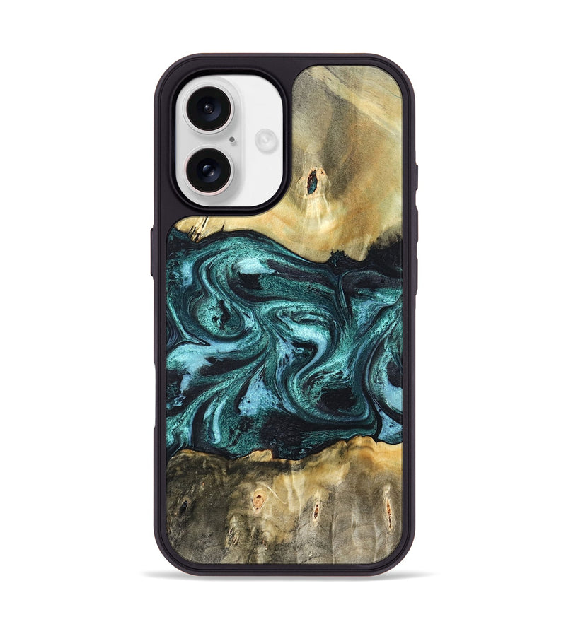 iPhone 17 Wood Phone Case - Carmen (Green, 820848)