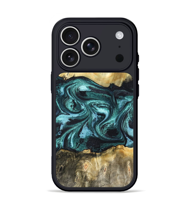 iPhone 17 Pro Wood Phone Case - Carmen (Green, 820848)