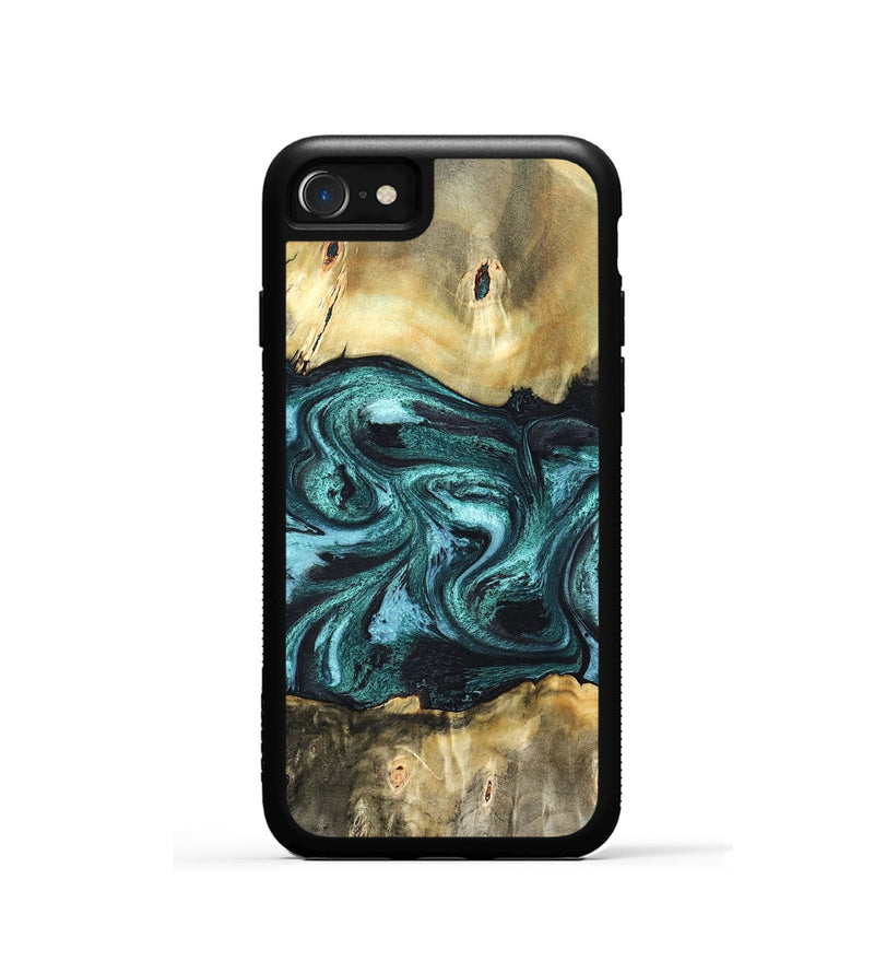 iPhone SE Wood Phone Case - Carmen (Green, 820848)