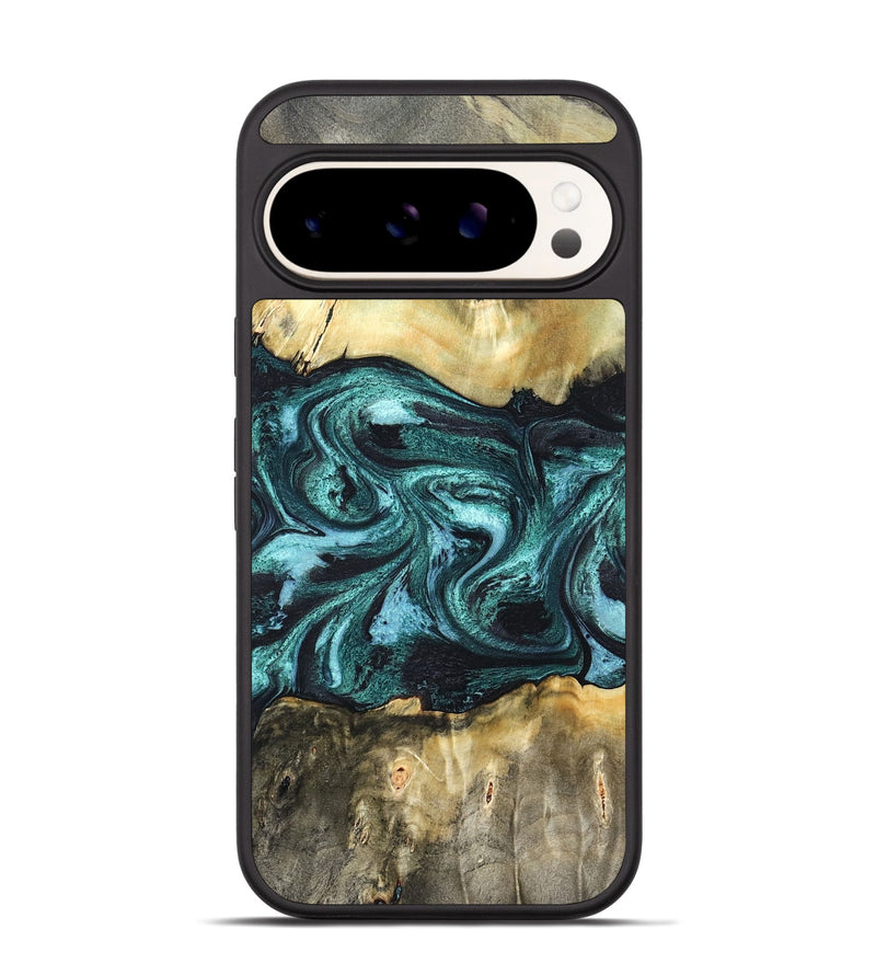 Pixel 9 Wood Phone Case - Carmen (Green, 820848)