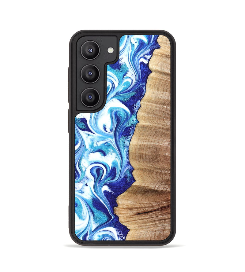 Galaxy S23 Wood Phone Case - Rogers (Blue, 820851)