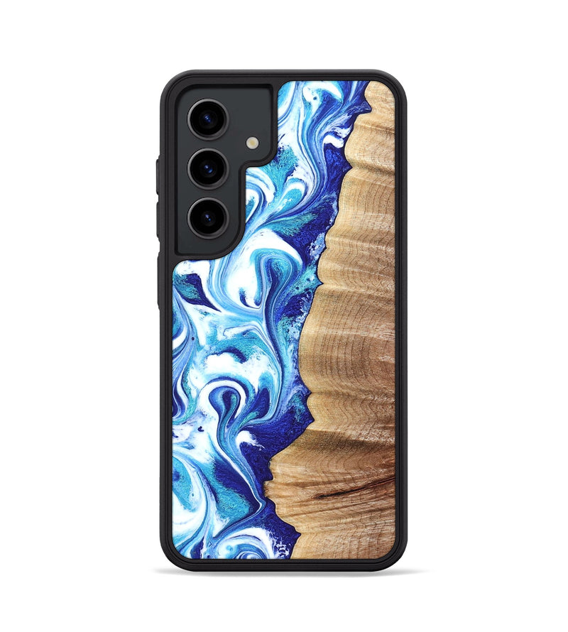 Galaxy S24 Wood Phone Case - Rogers (Blue, 820851)
