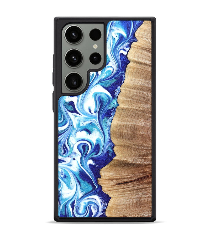 Galaxy S24 Ultra Wood Phone Case - Rogers (Blue, 820851)